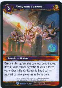 warcraft tcg war of the elements french holy vengeance french