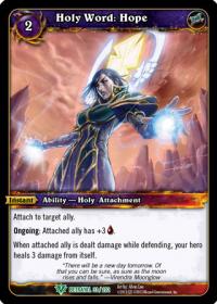 warcraft tcg betrayal of the guardian holy word hope
