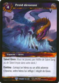 warcraft tcg twilight of dragons foreign hungering cold french