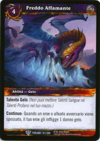 warcraft tcg twilight of dragons foreign hungering cold italian