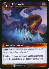 warcraft tcg twilight of dragons foreign hungering cold spanish