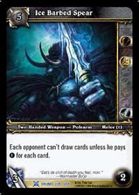 warcraft tcg drums of war ice barbed spear
