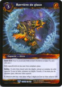 warcraft tcg crown of the heavens foreign ice barrier french
