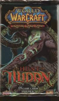 warcraft tcg warcraft sealed product the hunt for illidan booster pack