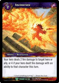 warcraft tcg twilight of the dragons incinerate