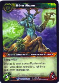 warcraft tcg crown of the heavens foreign keeper sharus german