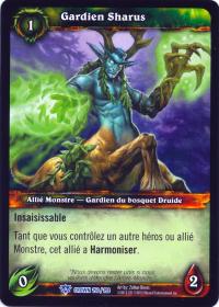warcraft tcg crown of the heavens foreign keeper sharus french