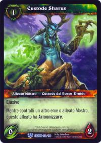 warcraft tcg crown of the heavens foreign keeper sharus italian