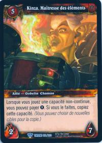 warcraft tcg throne of the tides french kinza mistress of the elements french