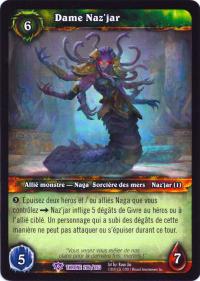 warcraft tcg throne of the tides french lady naz jar french