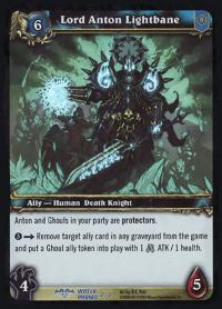 warcraft tcg foil and promo cards lord anton lightbane