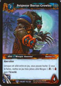 warcraft tcg twilight of dragons foreign lord darius crowley french
