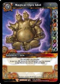 warcraft tcg loot cards magical ogre idol