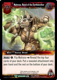 warcraft tcg class deck 2013 spring mahona hand of the earthmother
