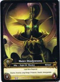 warcraft tcg archives maiev shadowsong ea foil
