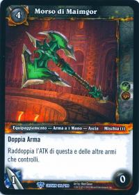 warcraft tcg crown of the heavens foreign maimgor s bite italian