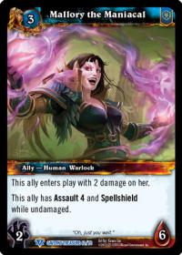 warcraft tcg caverns of time mallory the maniacal