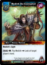 warcraft tcg war of the ancients medivh the corrupted standard