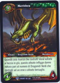 warcraft tcg twilight of dragons foreign merithra italian