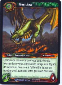 warcraft tcg twilight of dragons foreign merithra french