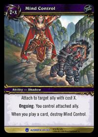 warcraft tcg heroes of azeroth mind control