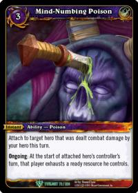 warcraft tcg twilight of the dragons mind numbing poison