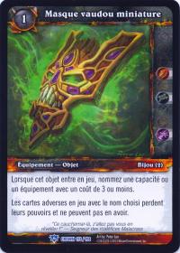 warcraft tcg crown of the heavens foreign miniature voodoo mask french