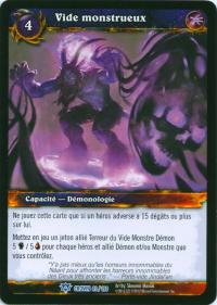 warcraft tcg crown of the heavens foreign monstrous void french