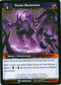 warcraft tcg crown of the heavens foreign monstrous void italian
