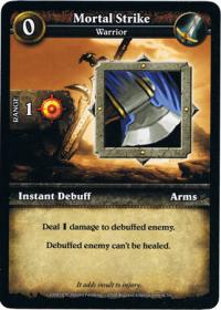 wow minis core action cards mortal strike