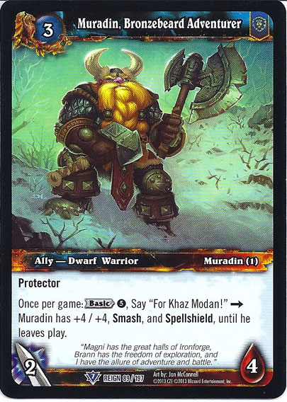 Muradin, Bronzebeard Adventurer