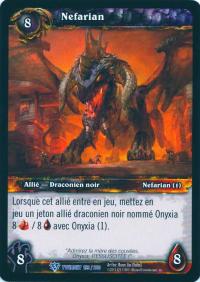 warcraft tcg twilight of dragons foreign nefarian french