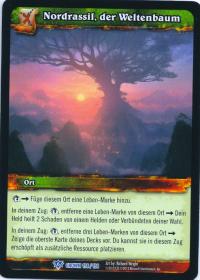 warcraft tcg crown of the heavens foreign nordrassil the world tree german