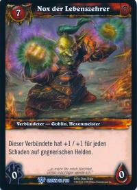 warcraft tcg crown of the heavens foreign nox the lifedrainer german