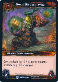 warcraft tcg crown of the heavens foreign nox the lifedrainer italian