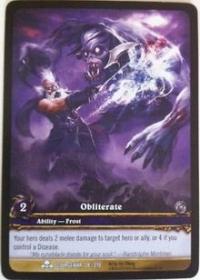 warcraft tcg extended art obliterate ea