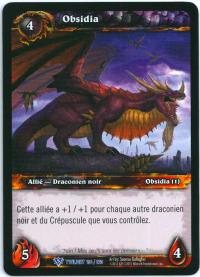 warcraft tcg twilight of dragons foreign obsidia french
