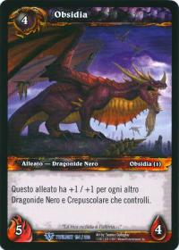 warcraft tcg twilight of dragons foreign obsidia italian