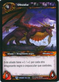 warcraft tcg twilight of dragons foreign obsidia spanish