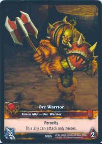 warcraft tcg tokens orc warrior