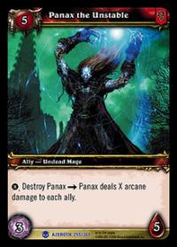 warcraft tcg heroes of azeroth panax the unstable