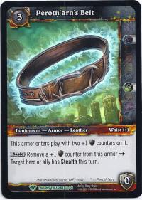 warcraft tcg caverns of time peroth arn s belt