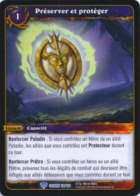 warcraft tcg crown of the heavens foreign preserve and protect french