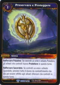 warcraft tcg crown of the heavens foreign preserve and protect italian