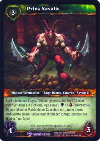 warcraft tcg crown of the heavens foreign prince xavalis german