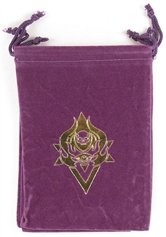 Purple Dice Bag