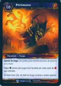 warcraft tcg twilight of dragons foreign pyromaniac spanish