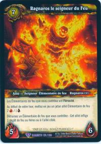 warcraft tcg war of the elements french ragnaros french