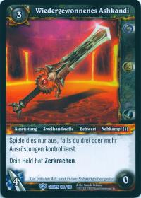 warcraft tcg crown of the heavens foreign reclaimed ashkandi german