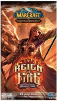 warcraft tcg warcraft sealed product reign of fire booster pack